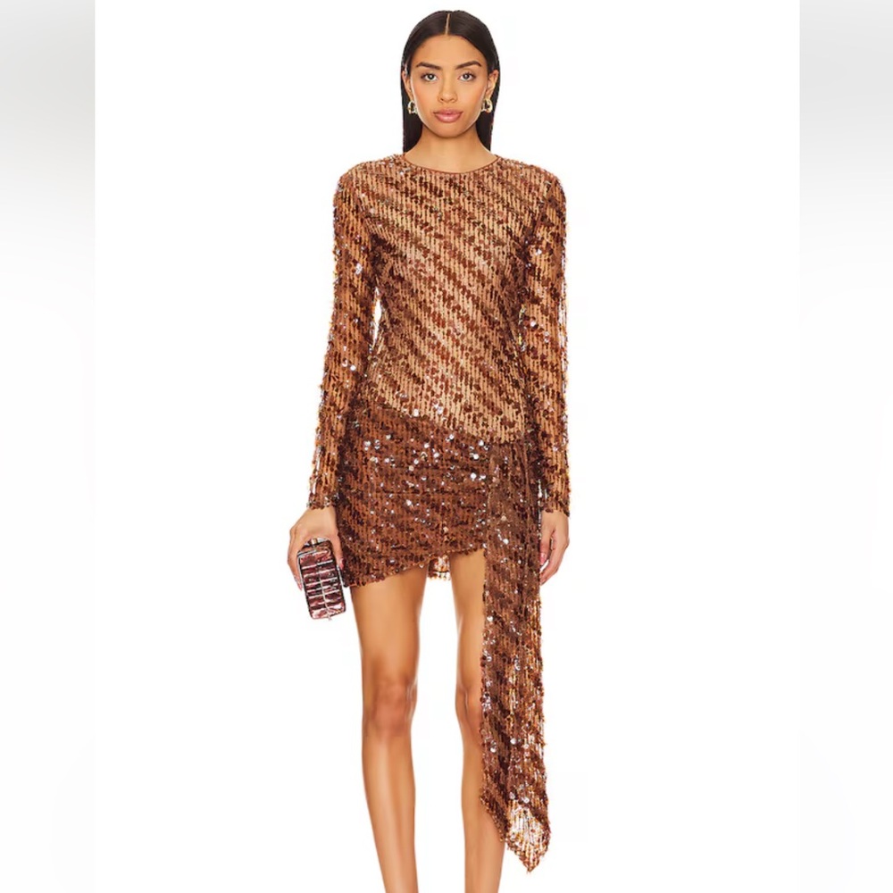 Camila coelho cataleya dress in caramel